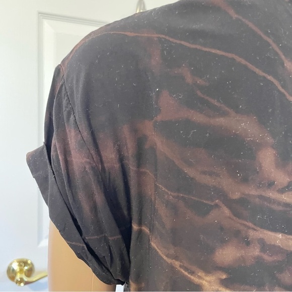 Reverse tie dye dress short sleeve lightning galaxy M black Milky Way - Picture 10 of 13